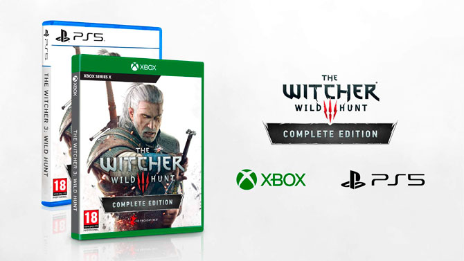Capa de The Witcher III Wild Hunt para PS5 e Xbox Series X